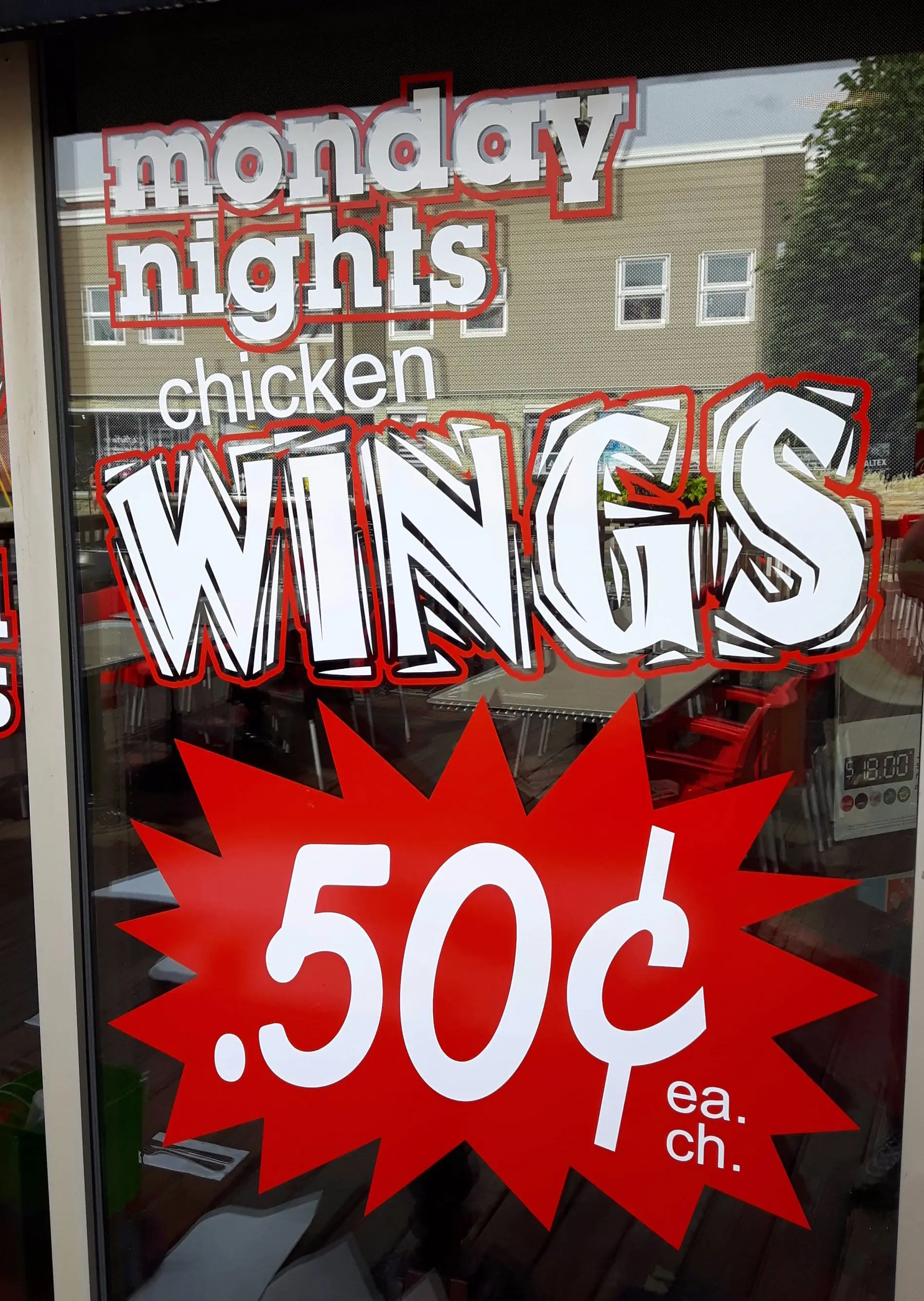 Lettrage de vitrines