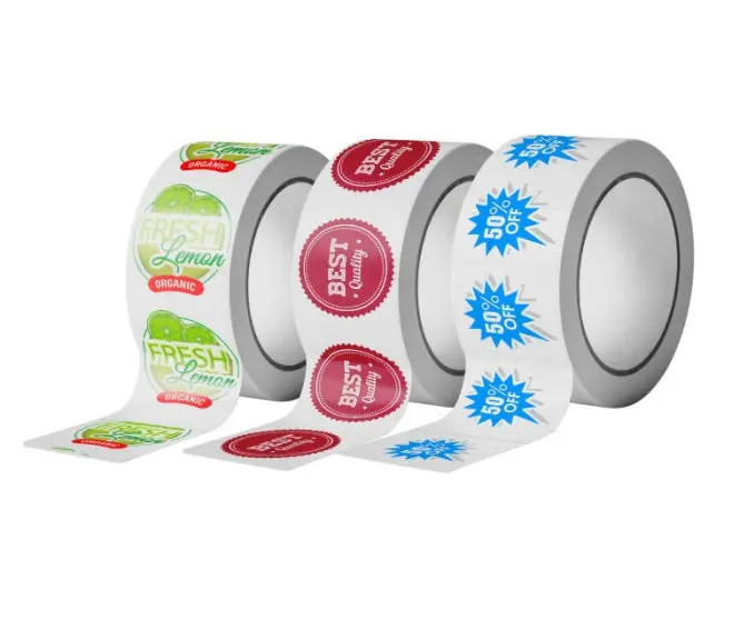 Autocollants en rouleau